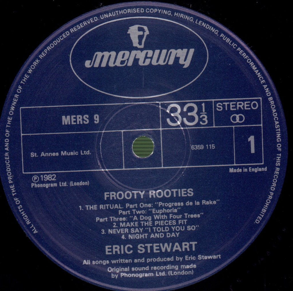 Eric Stewart - Frooty Rooties - Lp