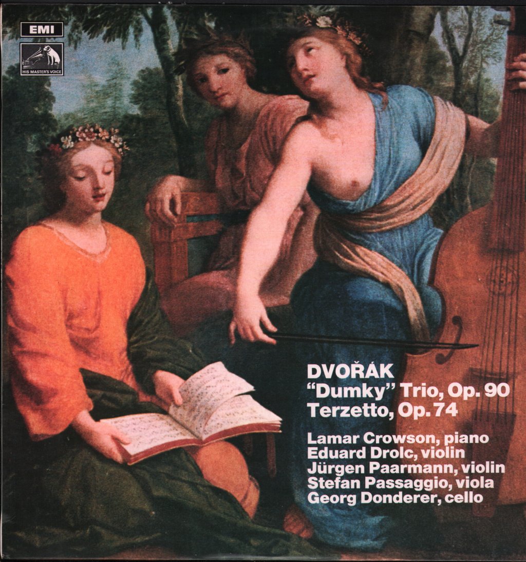 Lamar Crowson / Eduard Drolc / Jürgen Paarmann / Stefano Passaggio / Georg Donderer - Dvorak 'Dumky' Trio, Op.90 / Terzetto, Op.74 - Lp