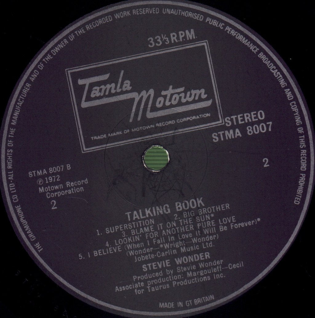 Stevie Wonder - Talking Book - Lp