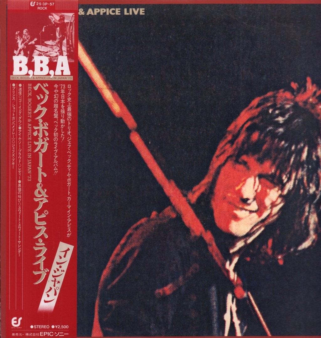 Beck, Bogert & Appice - Beck, Bogert & Appice Live - Lp