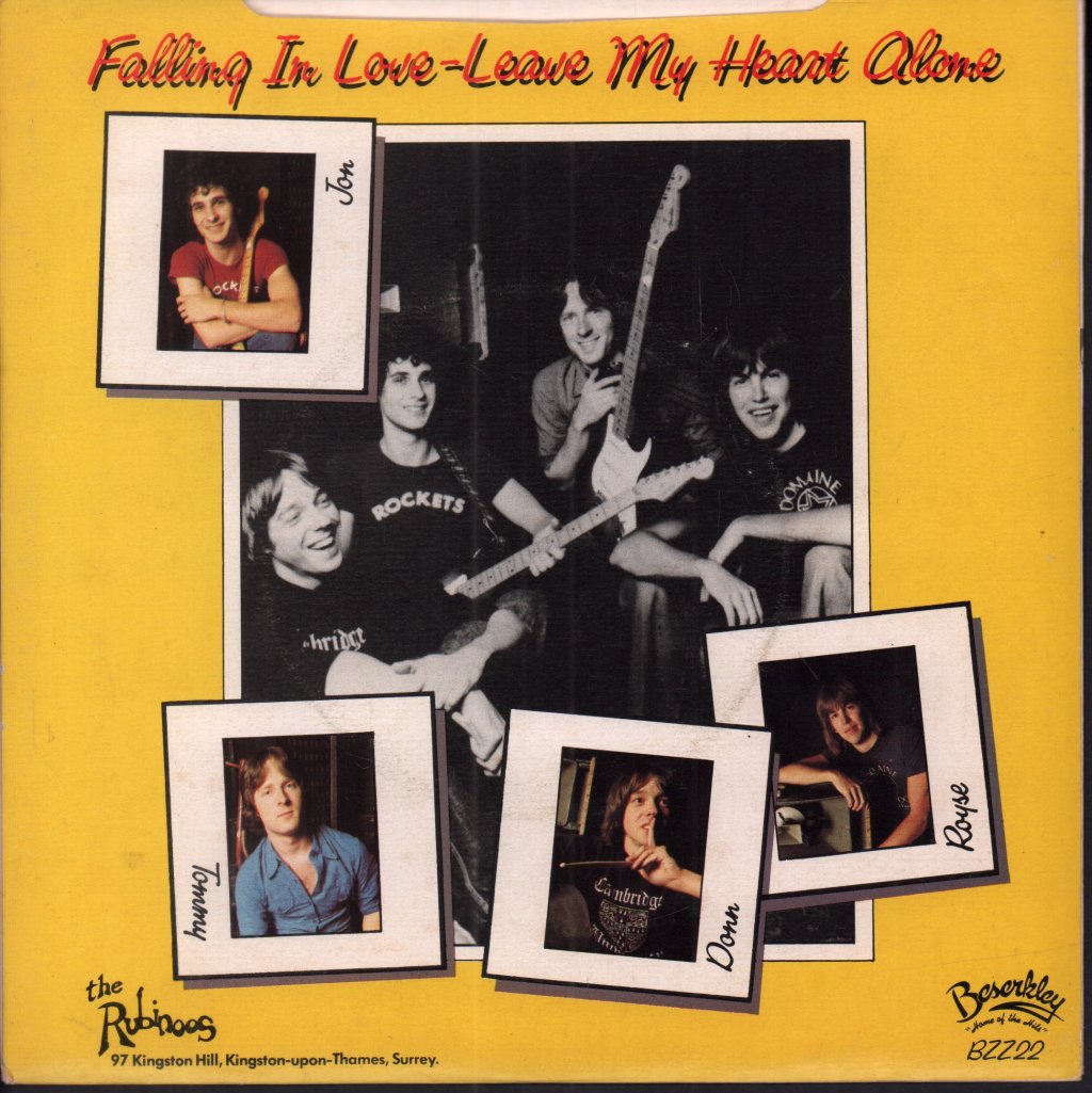 Rubinoos - Falling In Love - 7 Inch