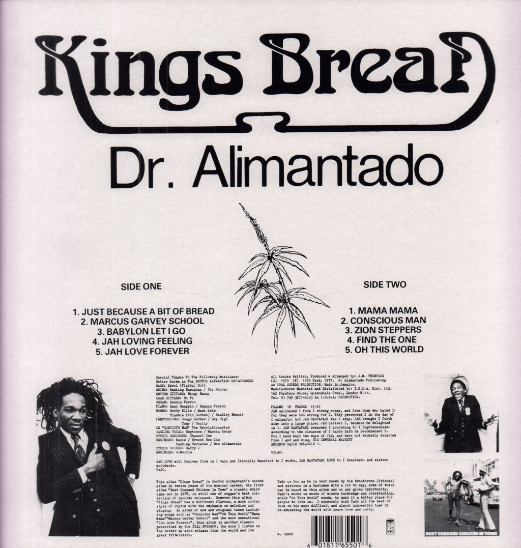 Dr. Alimantado - Kings Bread - Lp