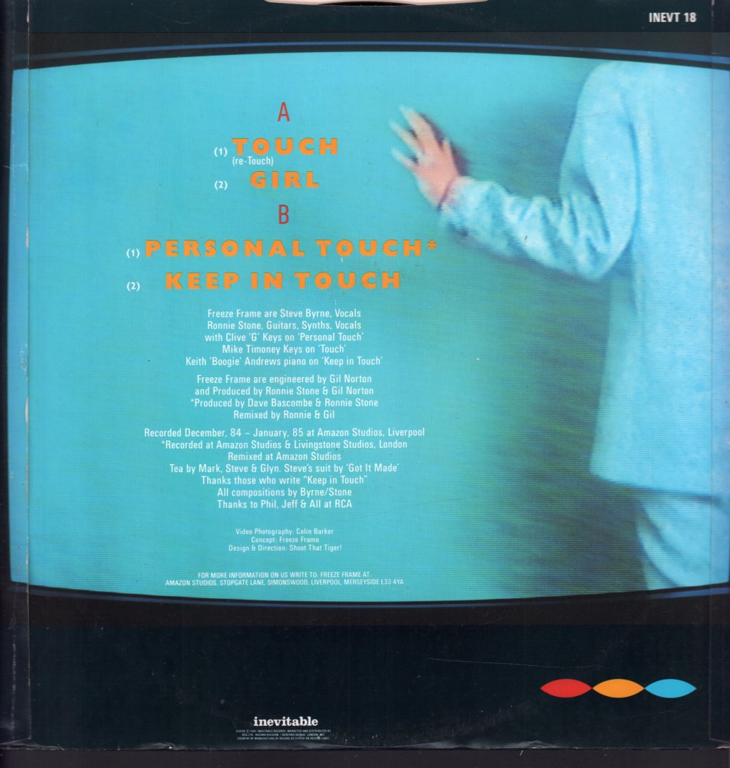 Freeze Frame - Touch (Re-Touch) - 12 Inch