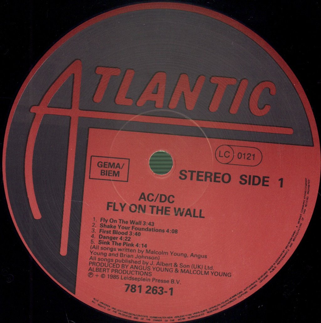 AC/DC - Fly On The Wall - Lp
