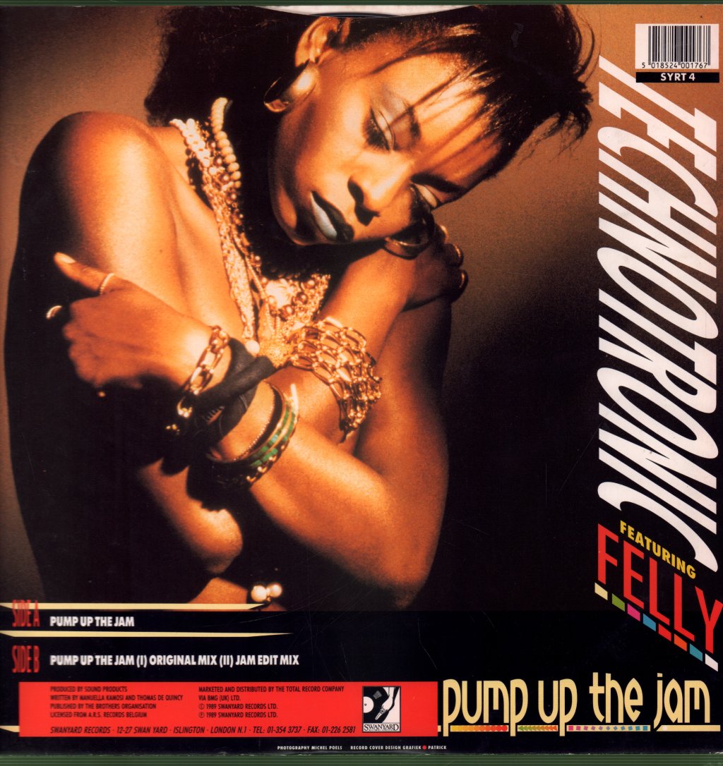 Technotronic featuring Felly - Pump Up The Jam - 12 Inch