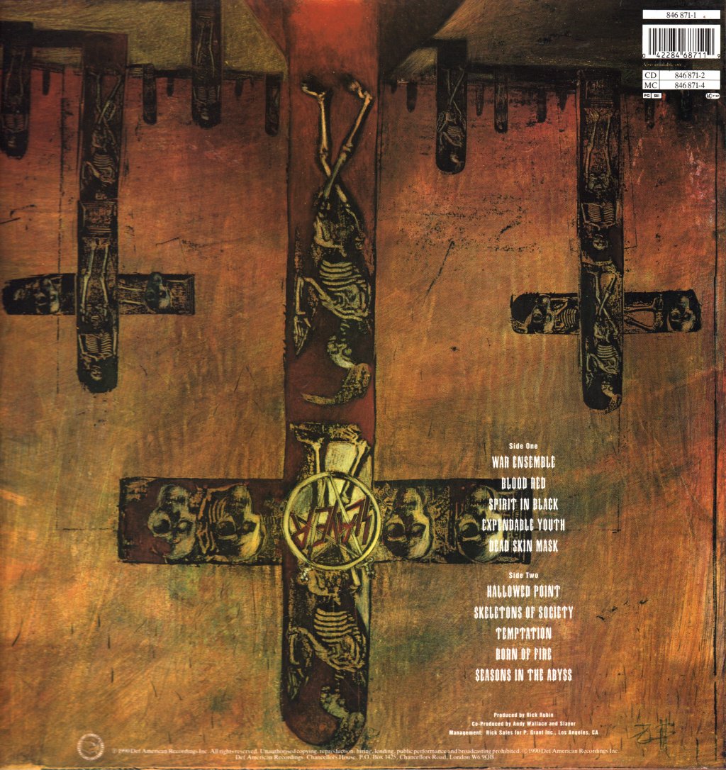 Slayer - Seasons In The Abyss - Lp
