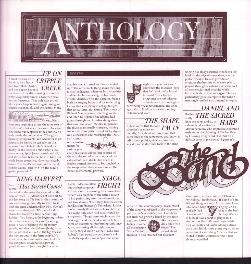 Band - Anthology - Double Lp