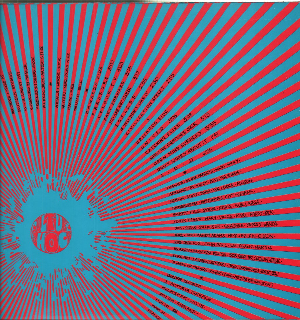 Culture Shock - Onwards & Upwards - Lp