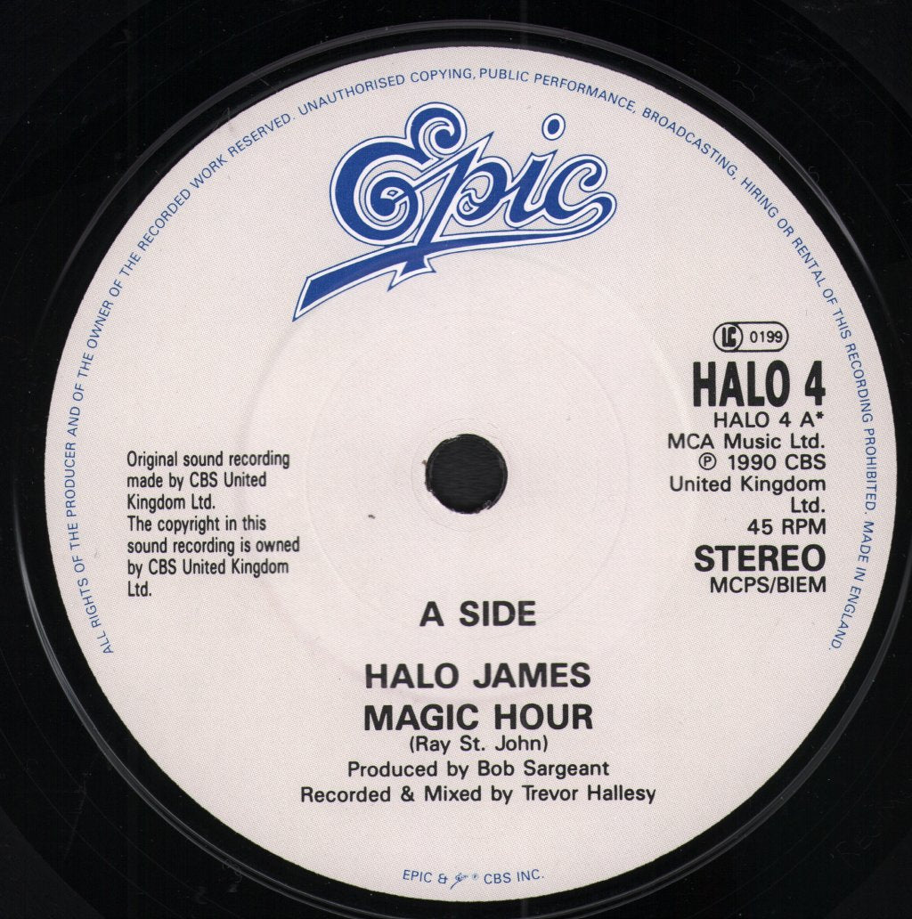 Halo James - Magic Hour - 7 Inch