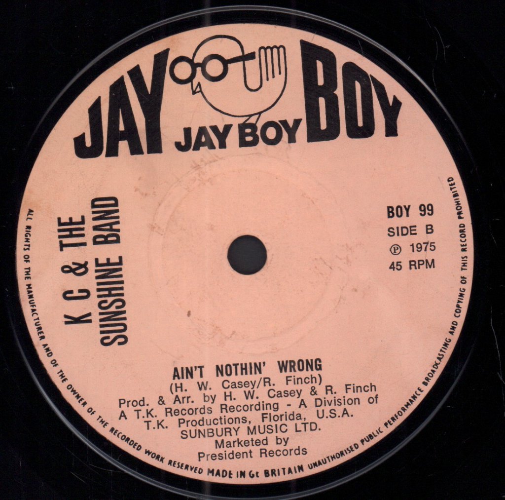 KC And The Sunshine Band - That's The Way - 7 Inch