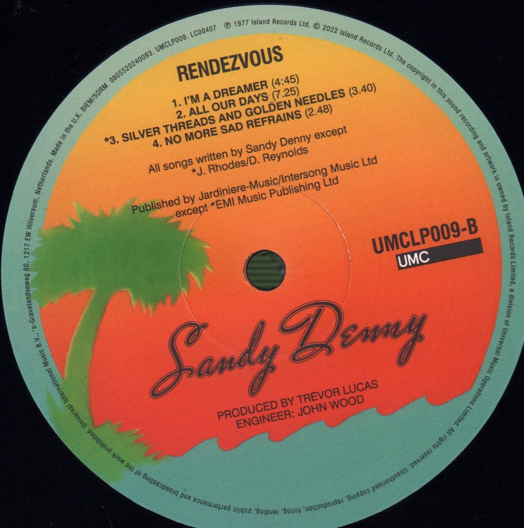 Sandy Denny - Rendezvous - Lp