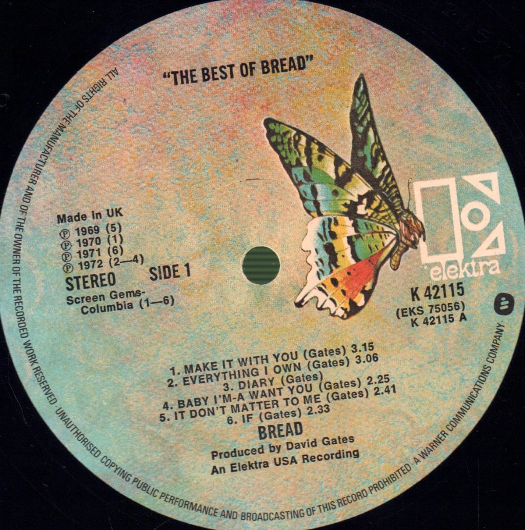 Bread - Best Of - Lp