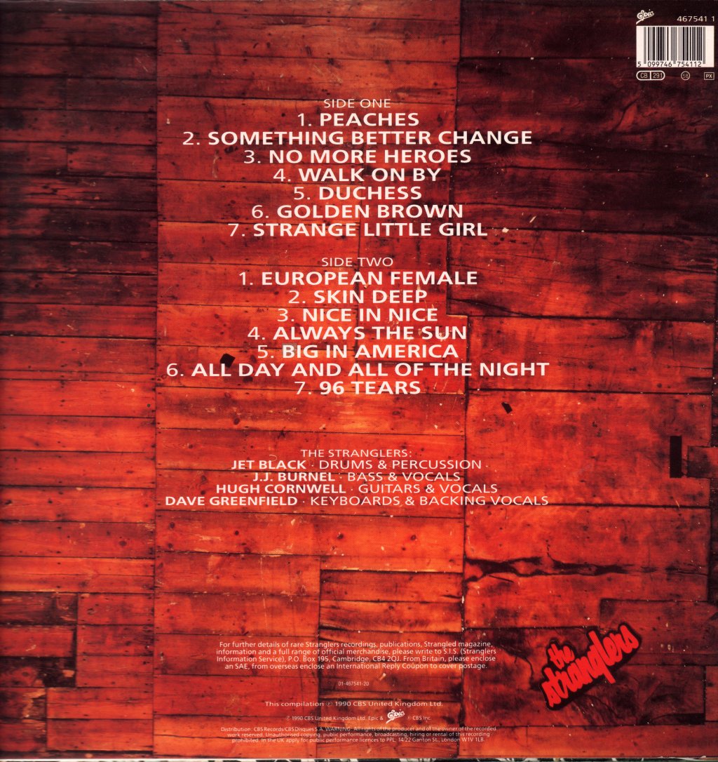 Stranglers - Greatest Hits 1977-1990 - Lp