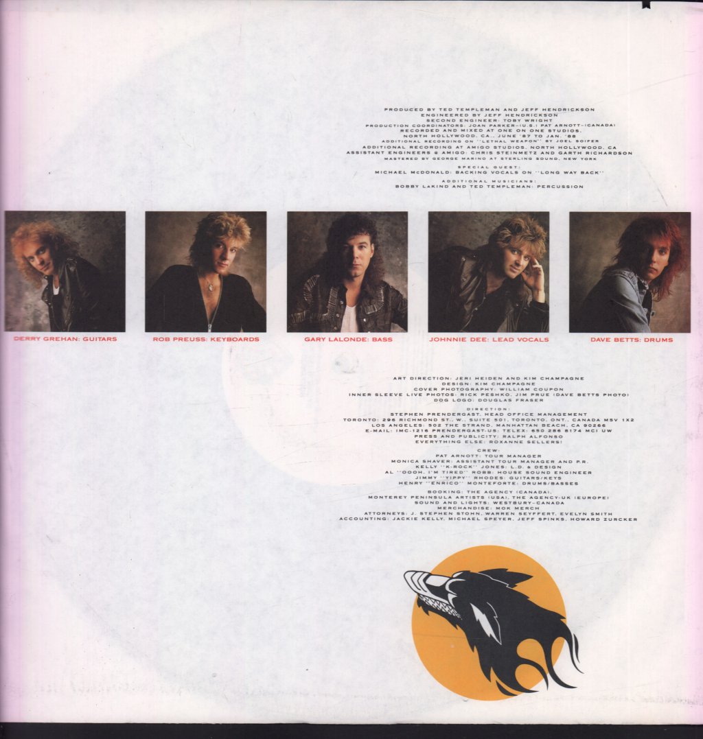 Honeymoon Suite - Racing After Midnight - Lp