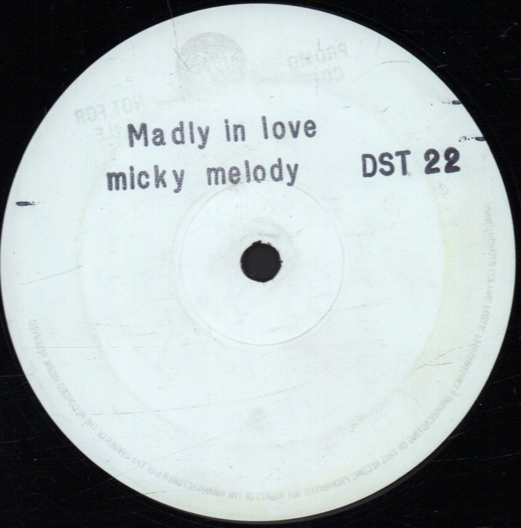 micky melody / philip frazer - madly in love/many of story - 12 Inch
