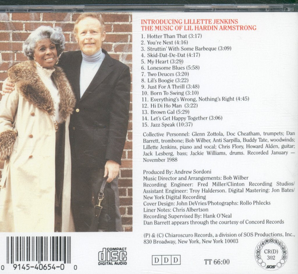 Lillette Jenkins - Introducing Lillette Jenkins - Cd
