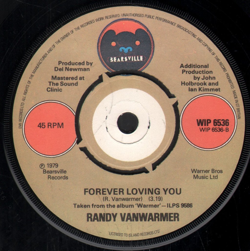 Randy Vanwarmer - Call Me - 7 Inch