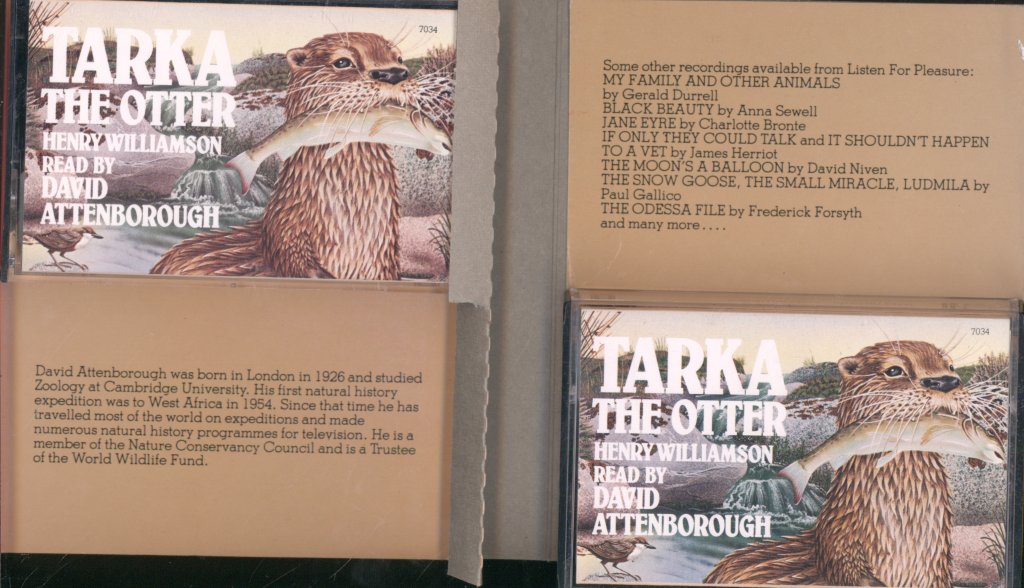 David Attenborough - Henry Williamson - Tarka The Otter - Cassette