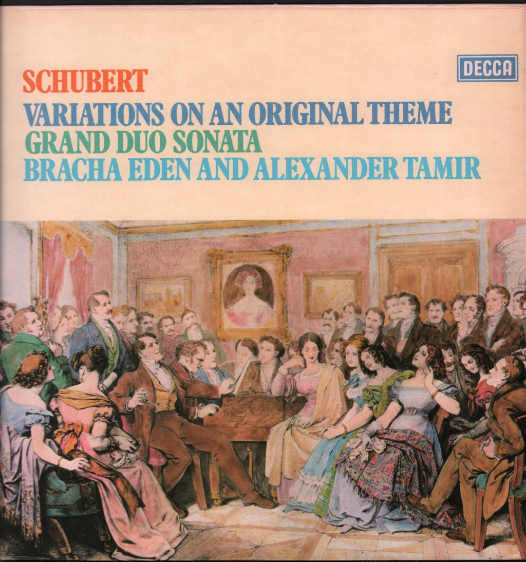 Bracha Eden and Alexander Tamir - Schubert - Variations On An Original Theme / Grand Duo Sonata - Lp