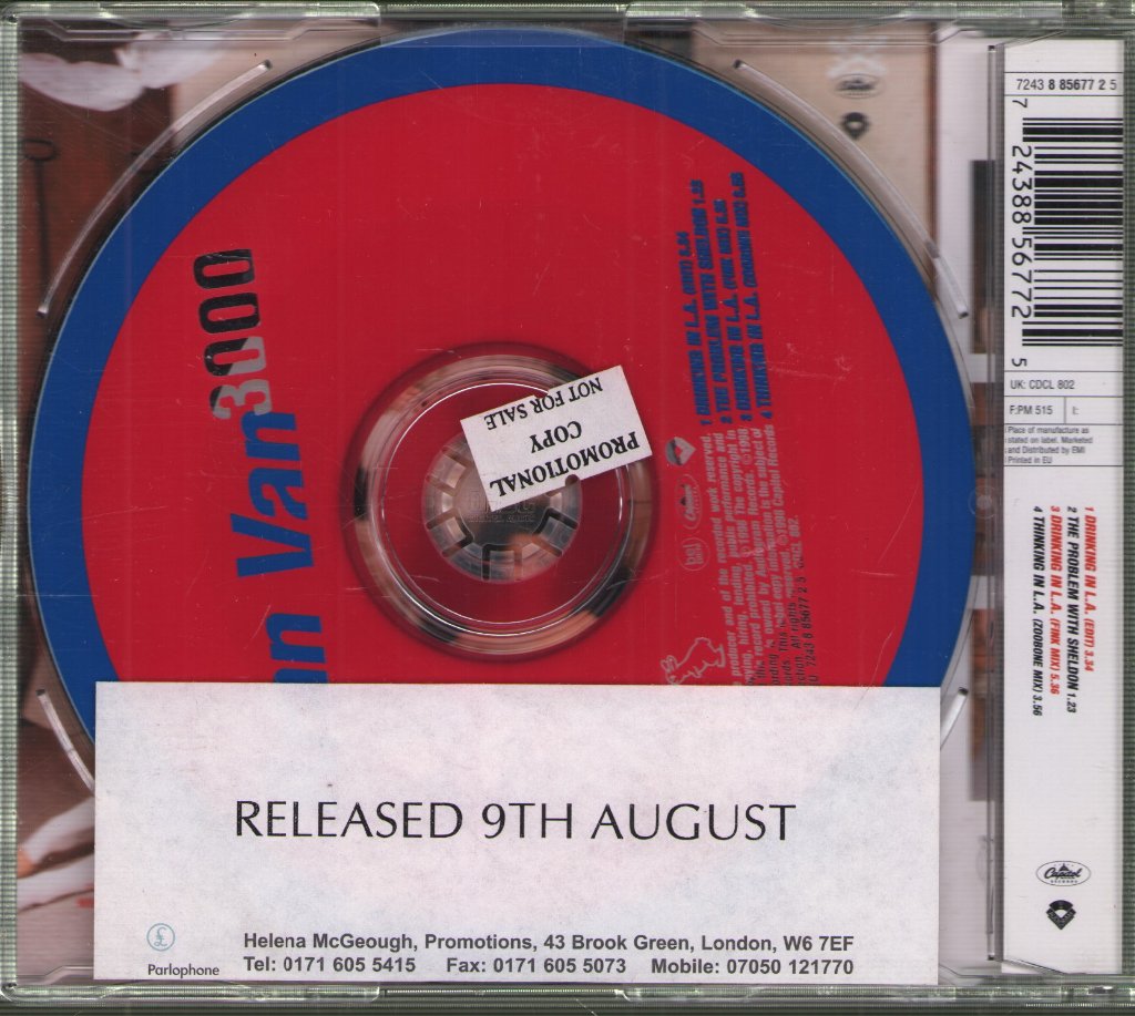 Bran Van 3000 - Drinking In L.A. - Cd