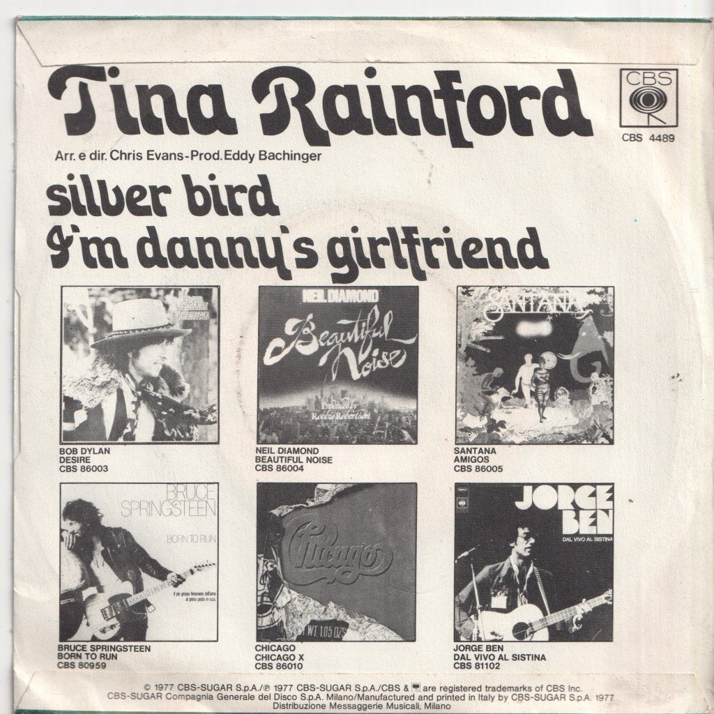 Tina Rainford - Silver Bird - 7 Inch