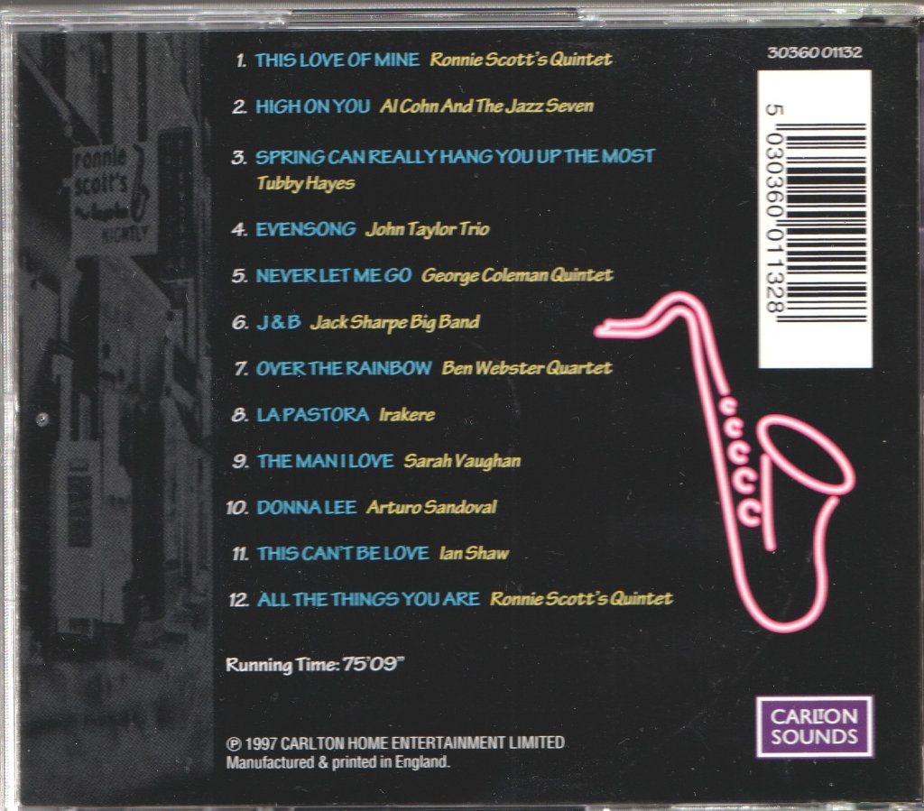 Various Artists - live at ronnie scott's jazz nightly - Cd