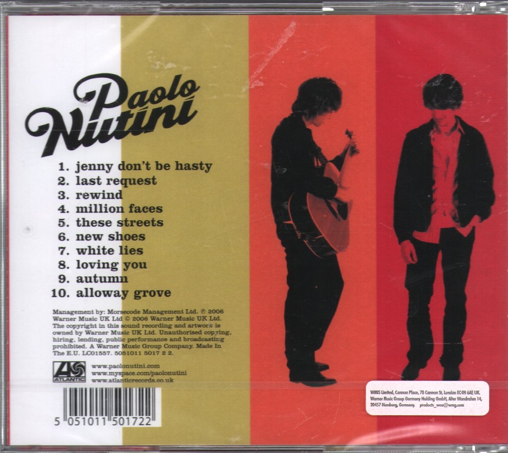 Paolo Nutini - These Streets - Cd