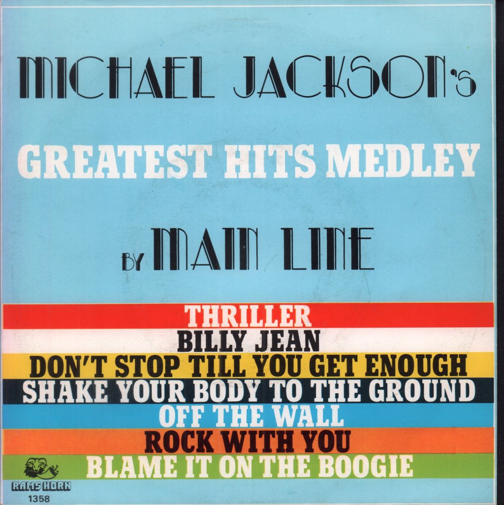 Main Line - Michael Jackson's Greatest Hits Medley - 7 Inch