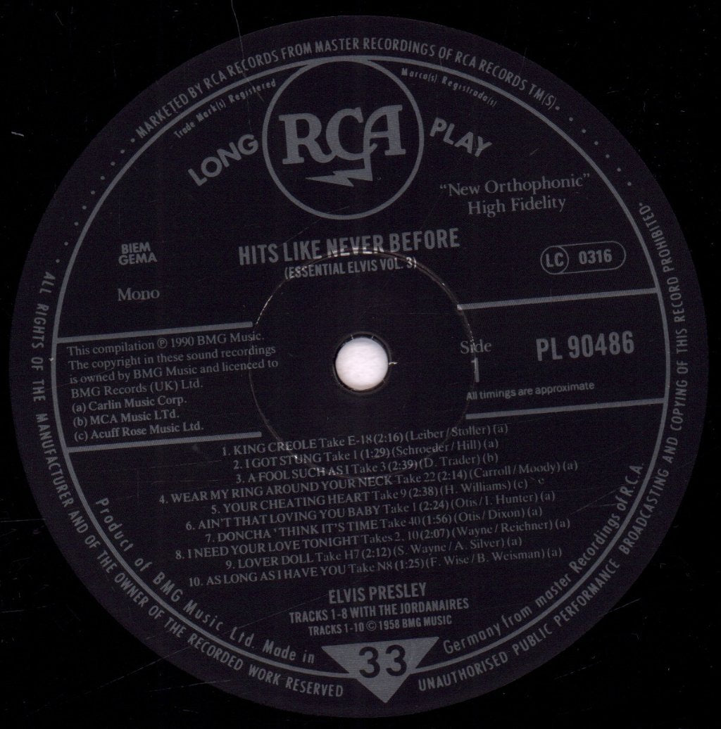 Elvis Presley - Essential Elvis Volume 3 hits like never before - Lp