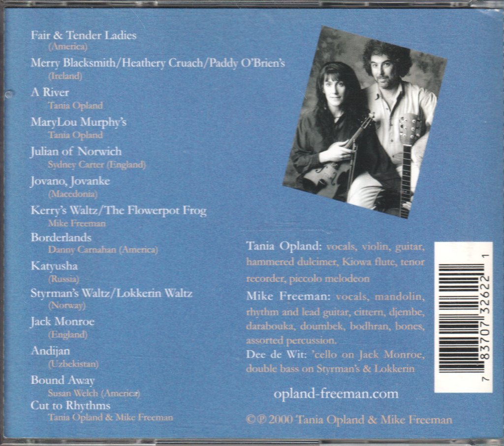 tania opland and mike freeman - cut to rhythms - Cd