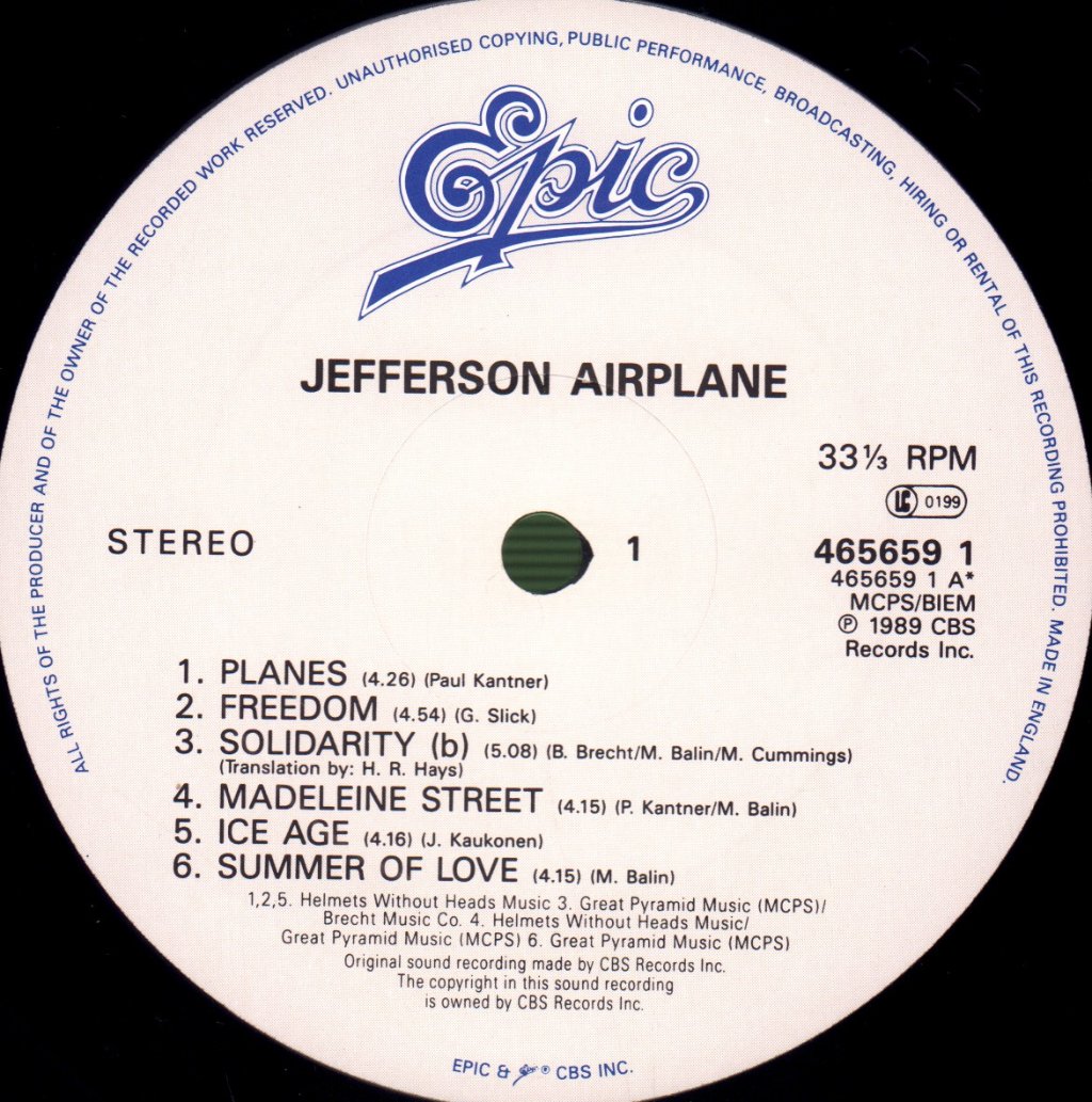 Jefferson Airplane - Jefferson Airplane - Lp