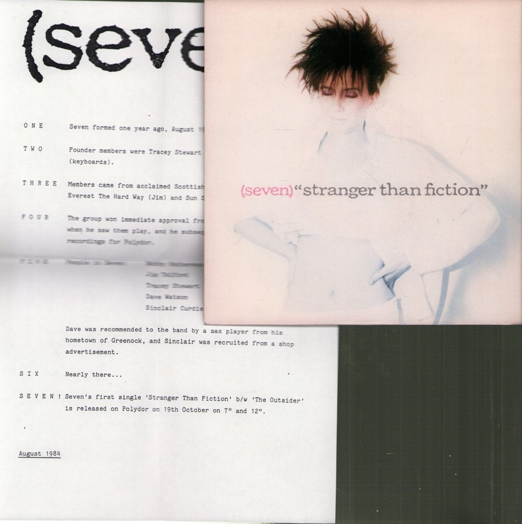 Seven (Early 80'S Group) - Stranger Than Fiction - 7 Inch