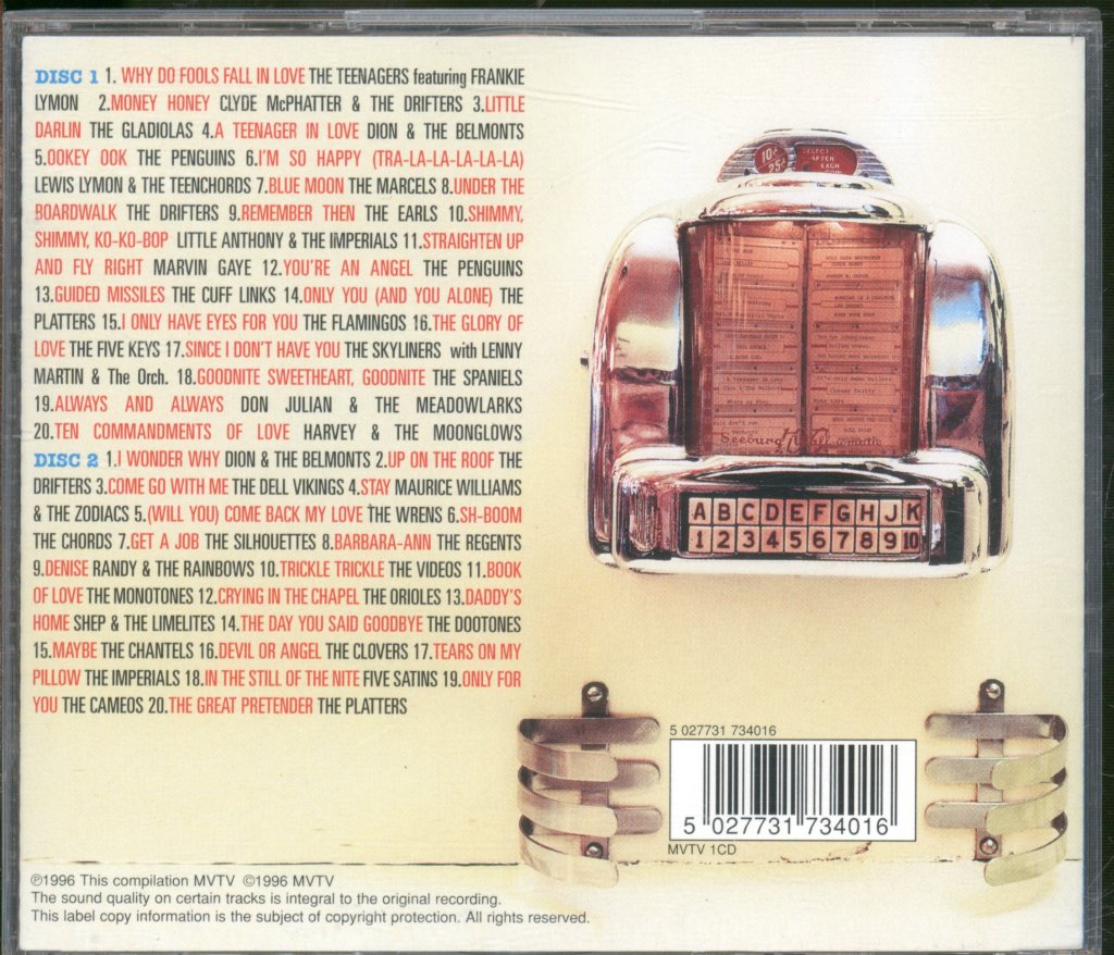 Various Artists - Very Best Of Doo Wop - Double Cd