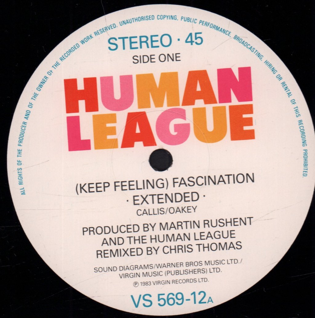 Human League - Fascination - 12 Inch