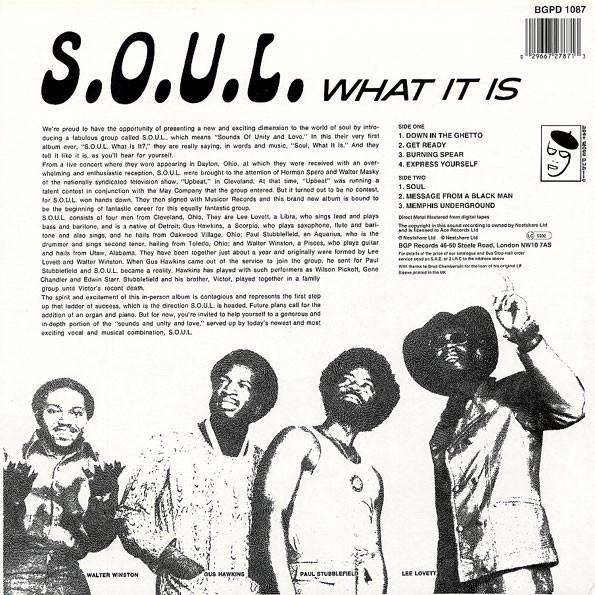 S.O.U.L. - What Is It - Lp