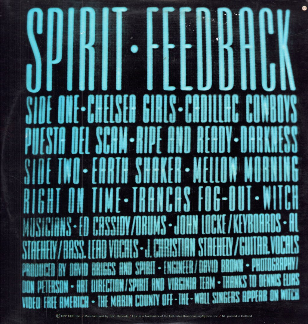 Spirit - Feedback - Lp