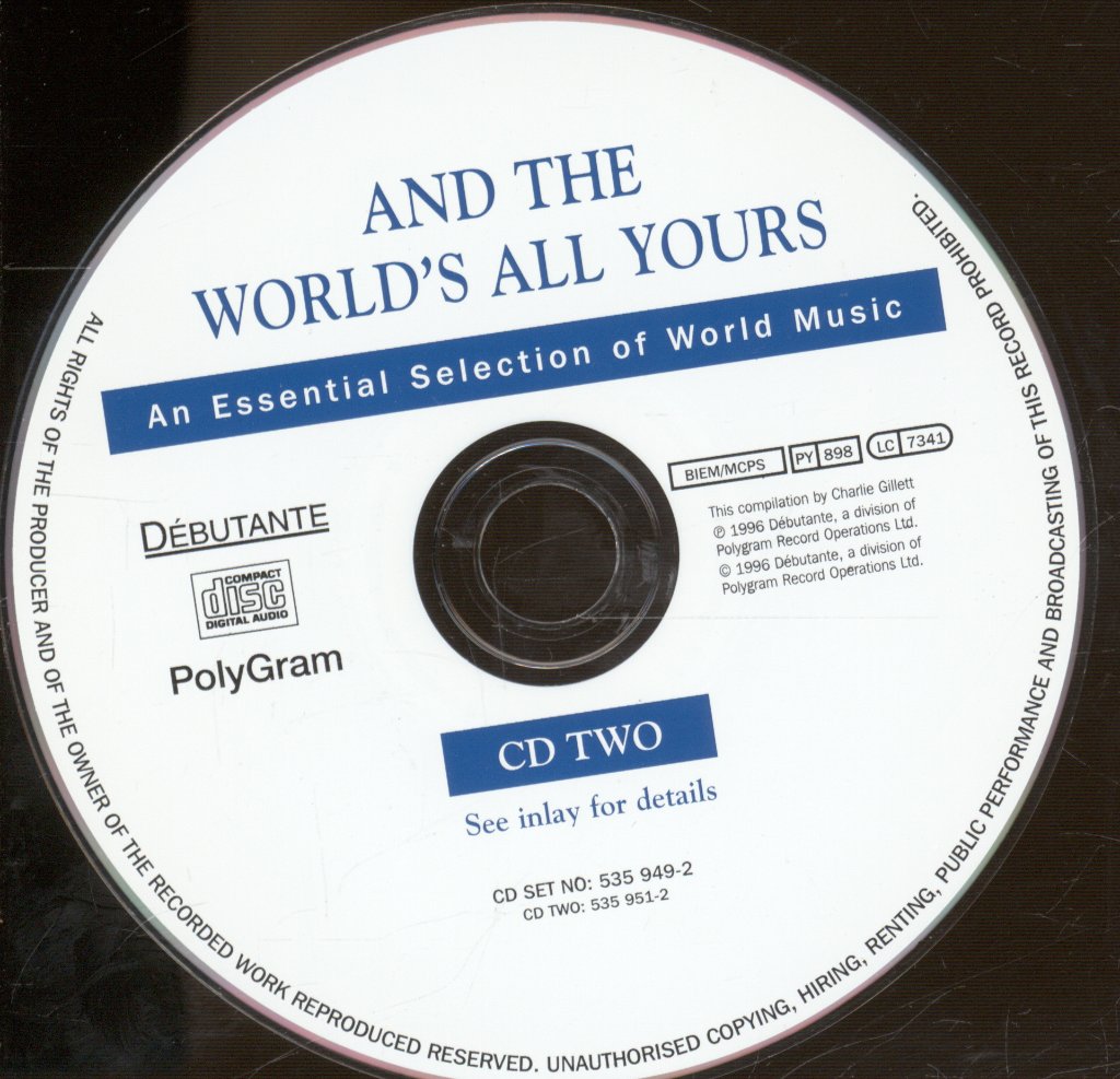 Various Artists - And The World's All Yours - Double Cd