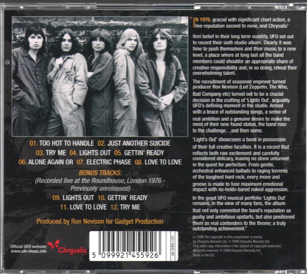 UFO - Lights Out - Cd