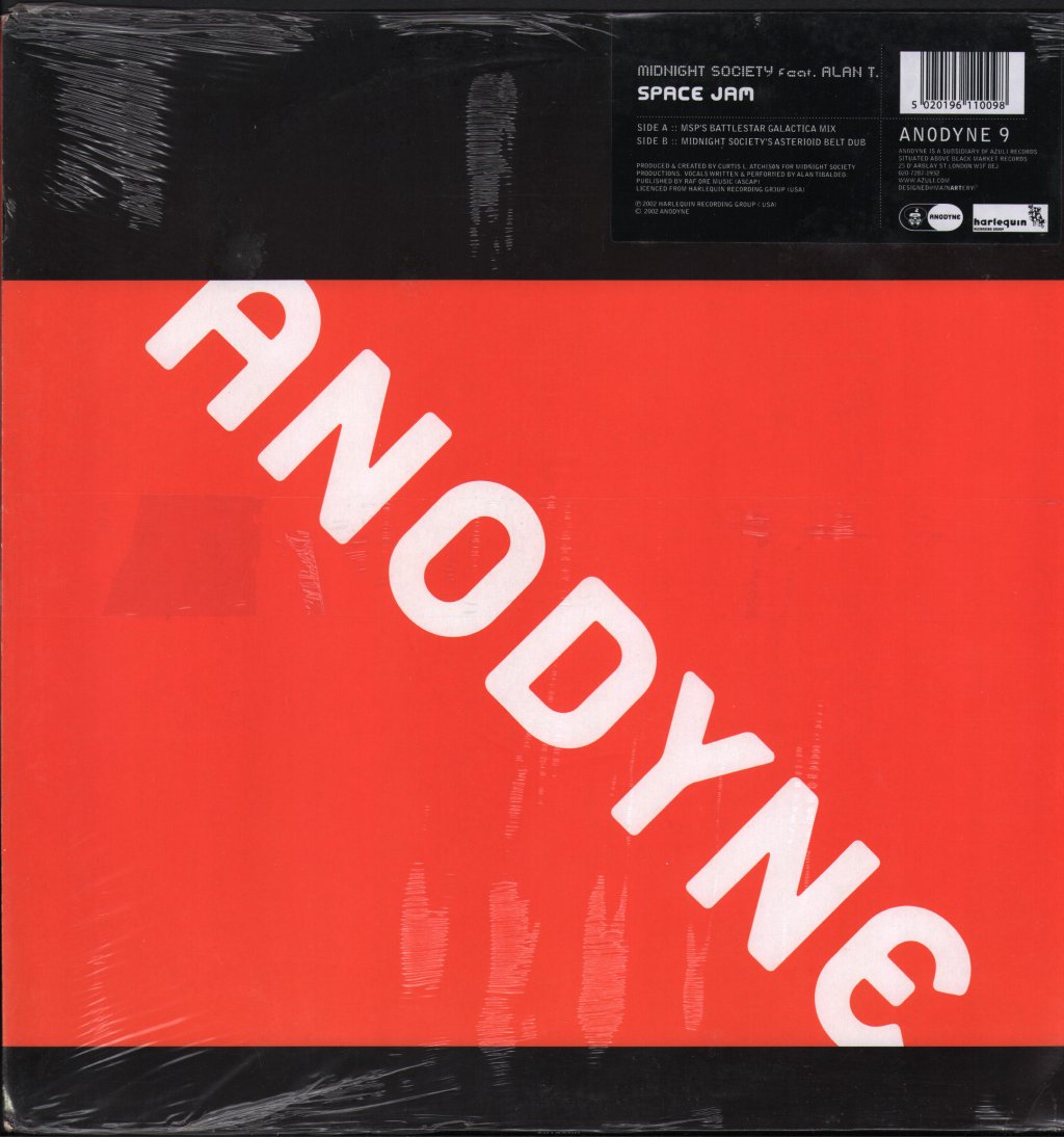 Midnight Society Feat. Alan T. - Space Jam (Remixes) - 12 Inch