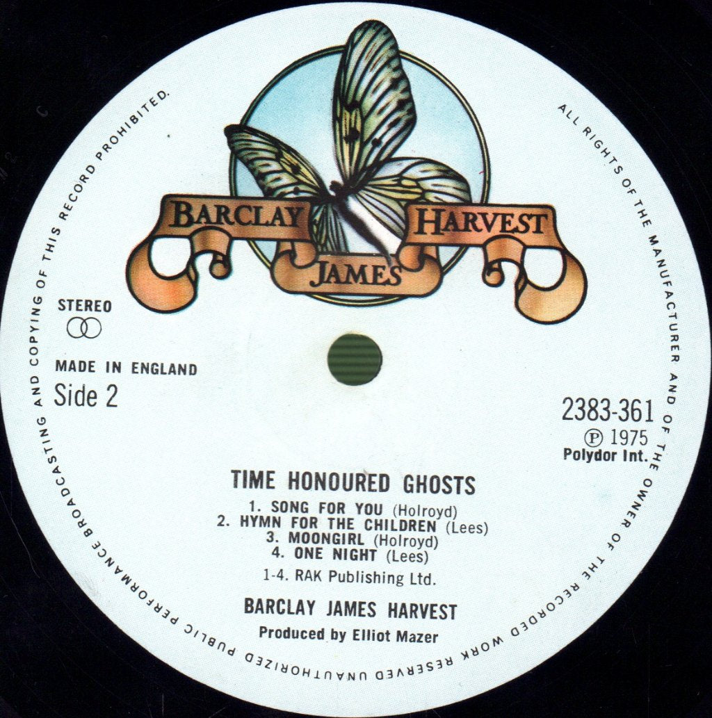 Barclay James Harvest - Time Honoured Ghosts / Octoberon - Double Lp