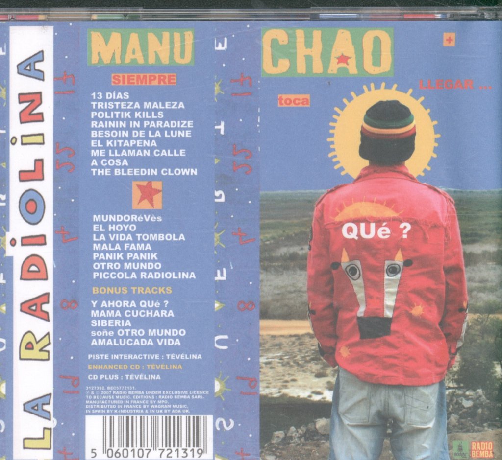 Manu Chao - La Radiolina - Cd
