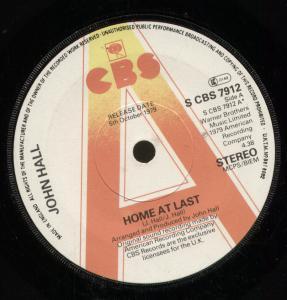 John Hall - Home At Last - 7 Inch