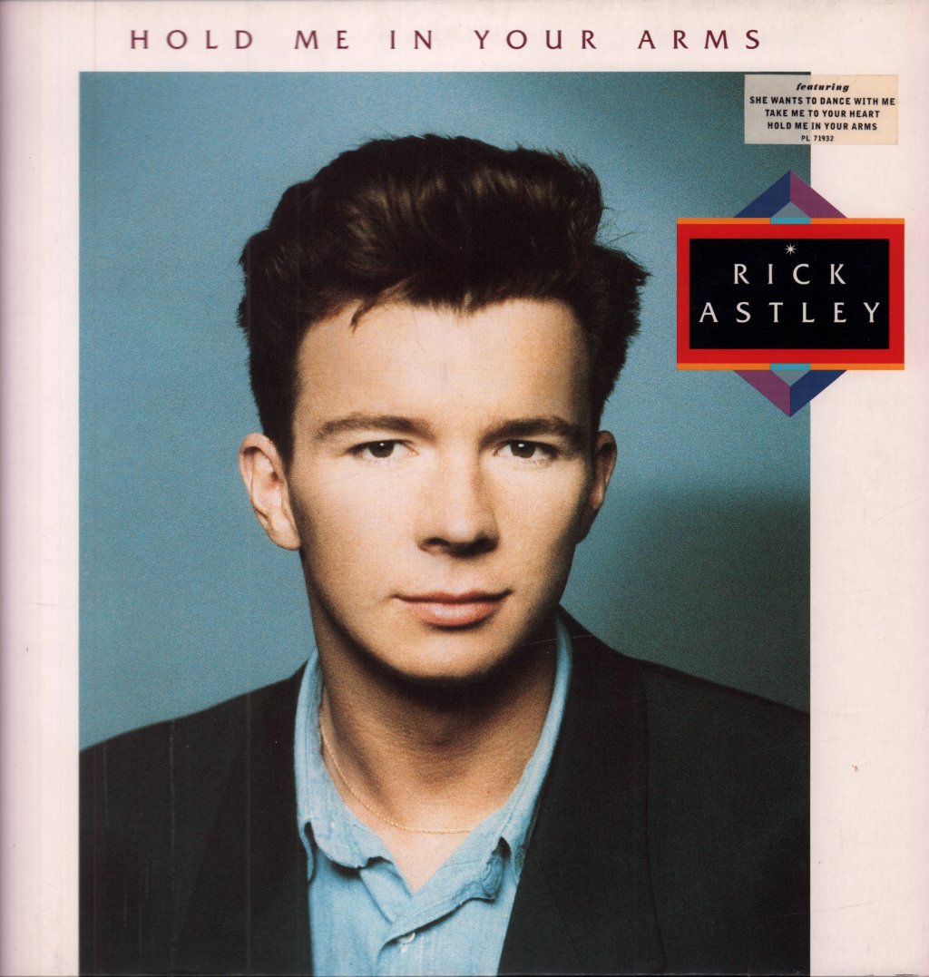 Rick Astley - Hold Me In Your Arms - Lp