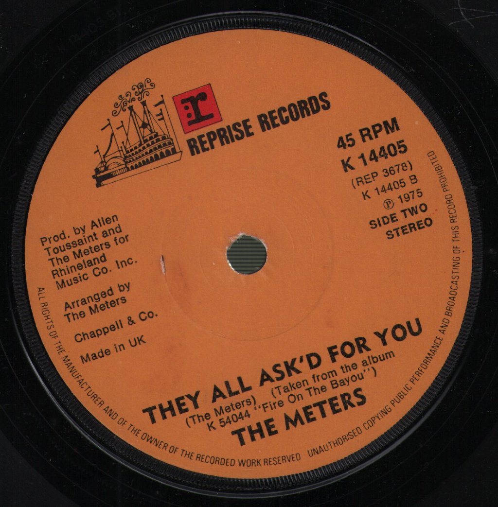 Meters - Fire On The Bayou - 7 Inch