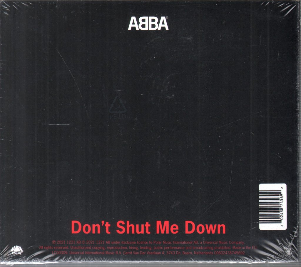 ABBA - Don't Shut Me Down - Cd