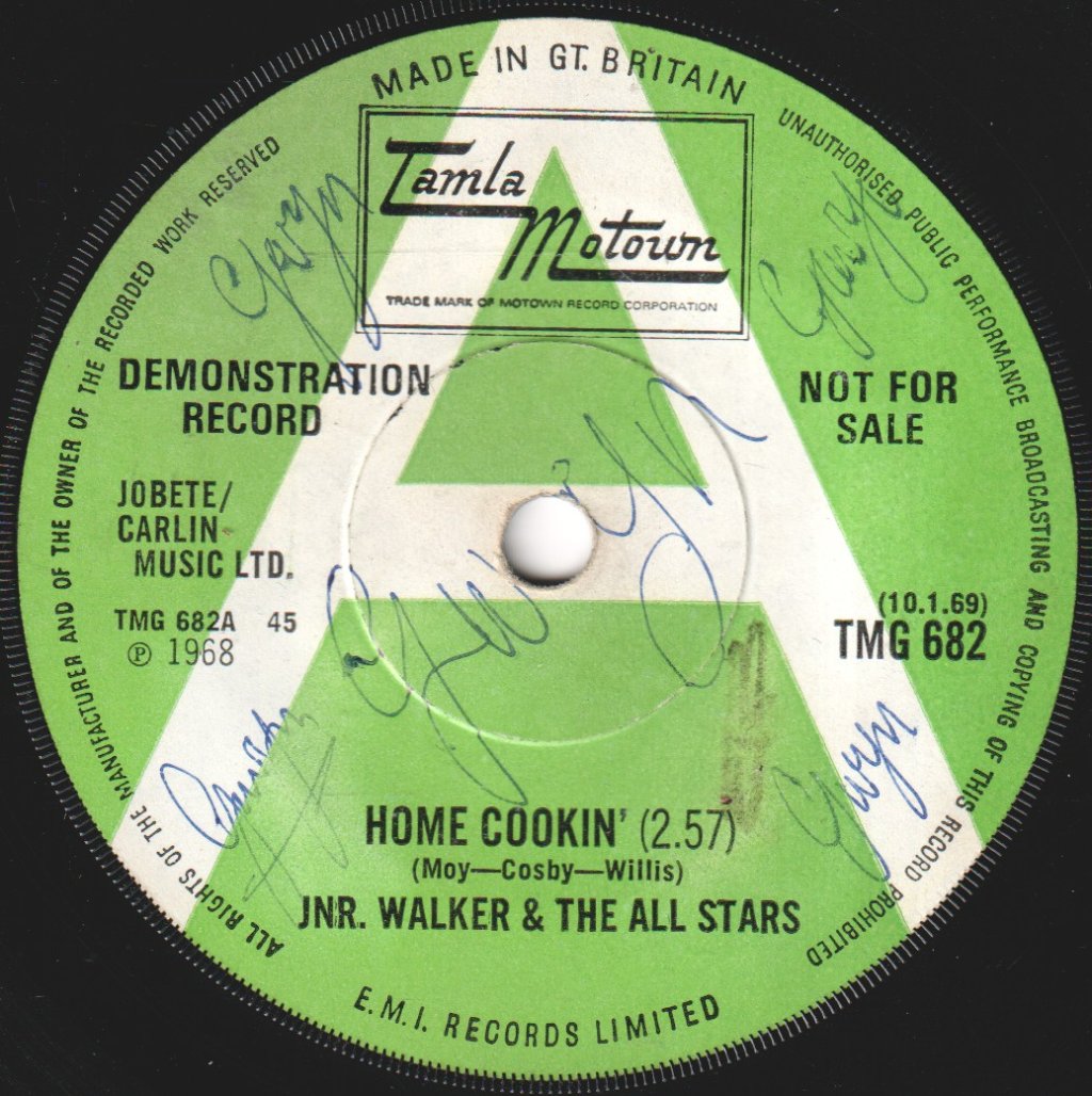 Junior Walker & The All Stars - Home Cookin'/ Mutiny - 7 Inch
