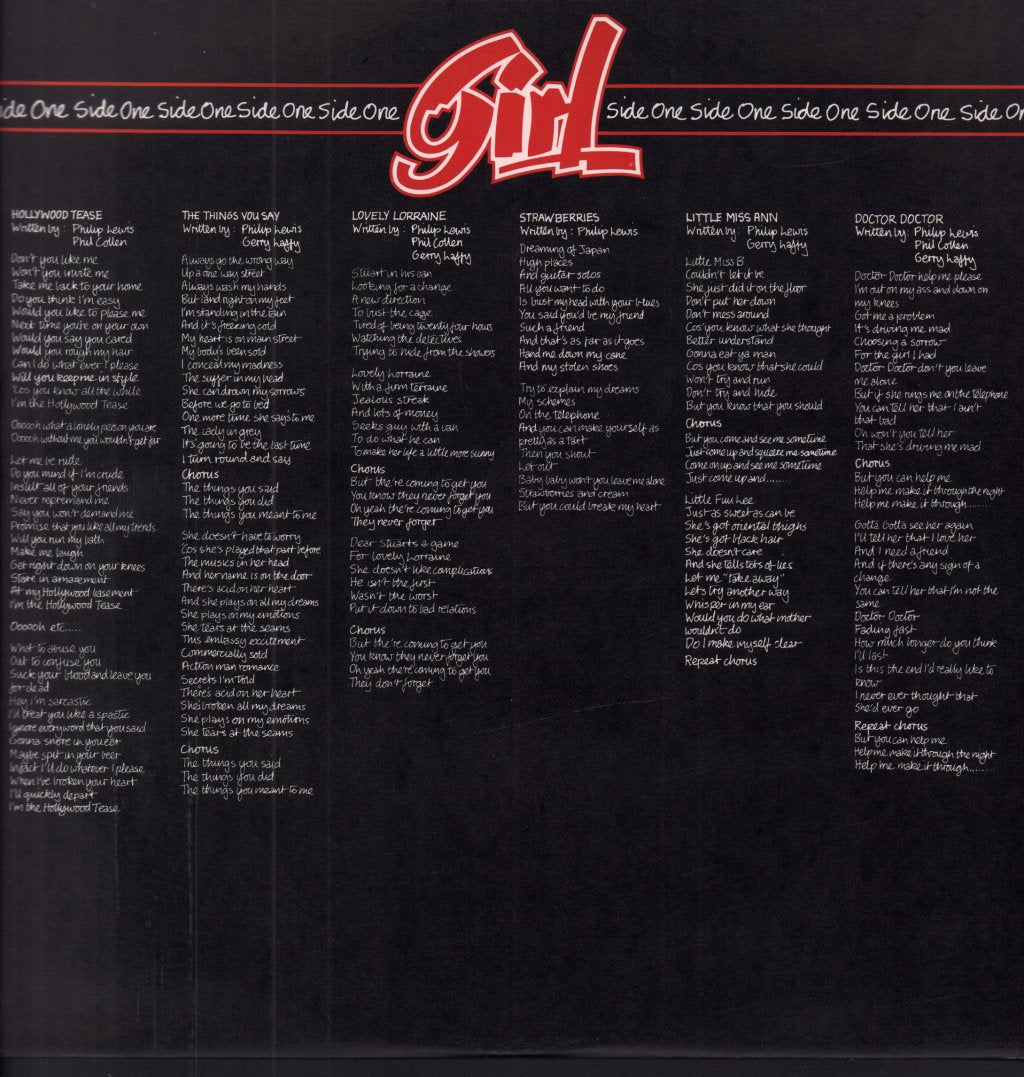 Girl - Sheer Greed - Lp