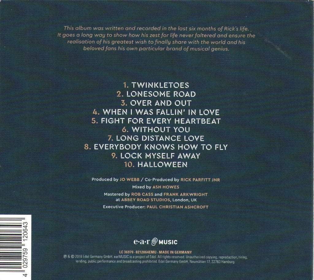 Rick Parfitt - Over And Out - Cd