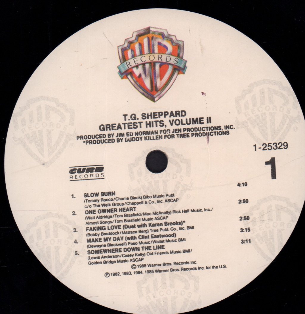 T.G. Sheppard - Greatest Hits Volume 2 - Lp