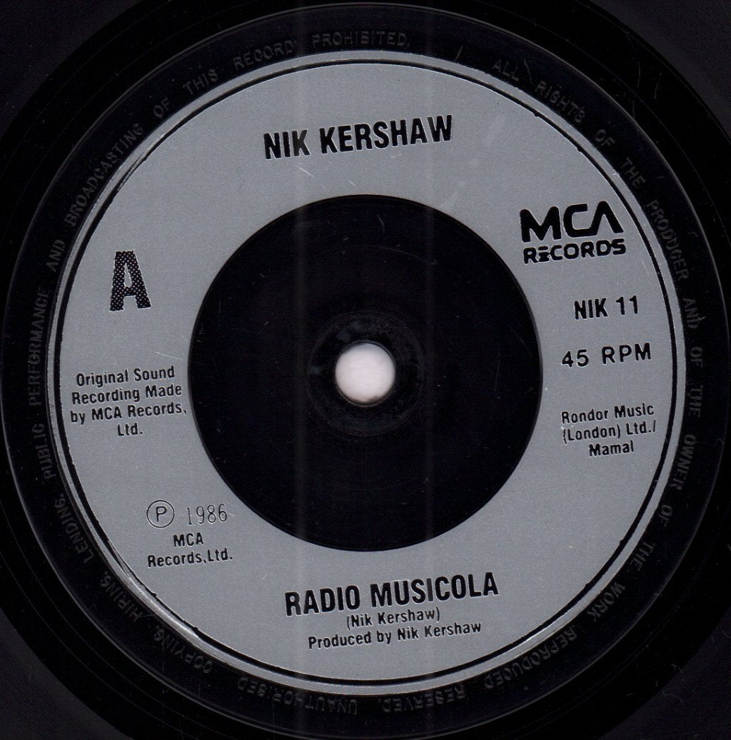 Nik Kershaw - Radio Musicola - 7 Inch